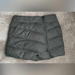 Down-filled Quilted Mini Skirt
